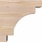 Ekena Millwork Mediterranean Rough Sawn Rafter Tail, Douglas Fir, 6"W x 12"H x 12"L RFT06X12X12MED00RDF - alternate 2